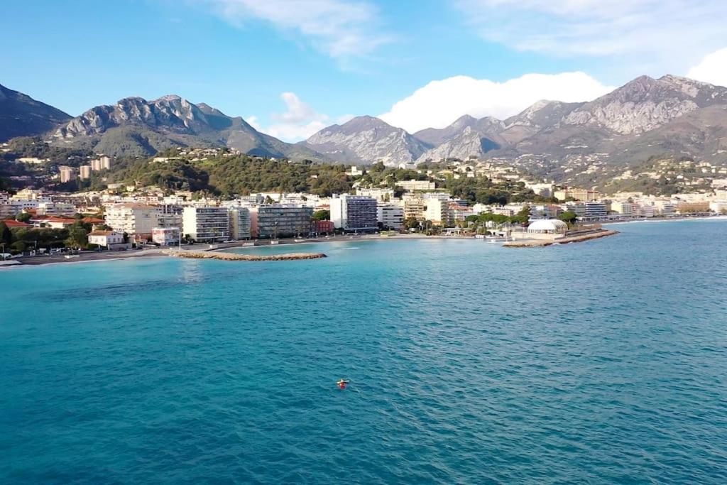 06B - Beautiful 2 Rooms With Terrace Sea View Roquebrune-Cap-Martin Kültér fotó